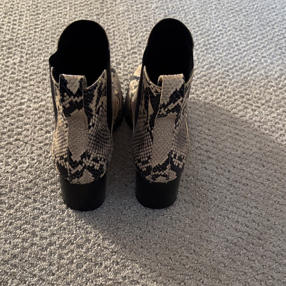 rag & bone Snakeskin Pattern Ankle Boots - Picture 4 of 5